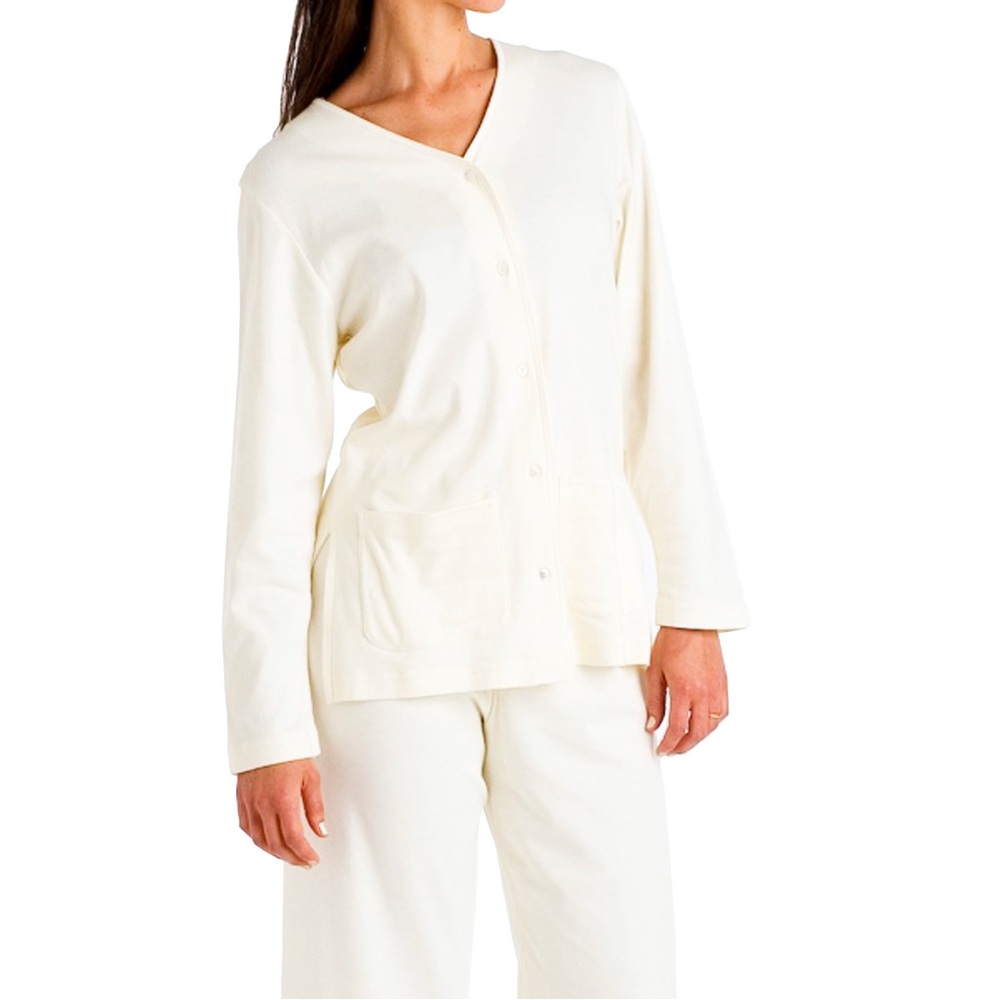 P.JAMAS Butterknit Buttons Pajama Top